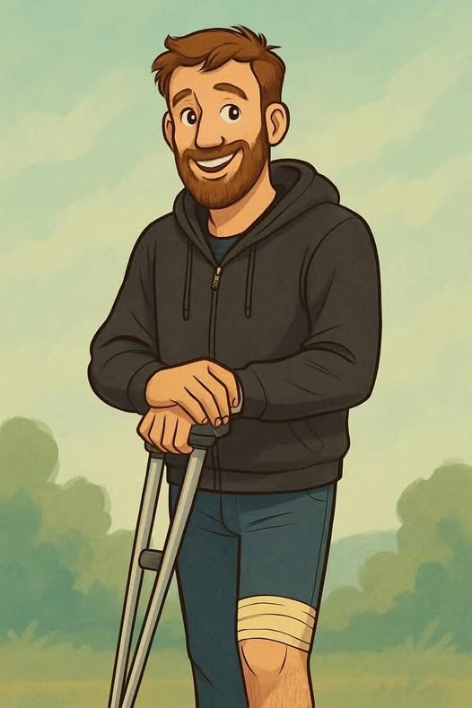 Illustration of Jake, the glass guy